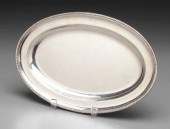 Paul Storr silver tray, oval w