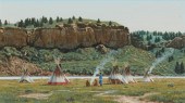 PAUL SURBER (B. 1942), SIOUX I