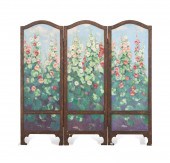 PAUL T. SARGENT 3-PANEL FLORAL