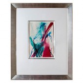 PAUL TOMKINS FRAMED ABSTRACT A