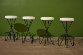 PAUL TUTTLE, BARSTOOLS (4)PAUL