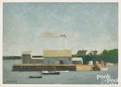 PAUL WESCOTT, OIL ON BOARD HAR