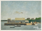 PAUL WESCOTT, OIL ON BOARD HAR