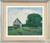PAUL WESCOTT, OIL ON CANVAS<br