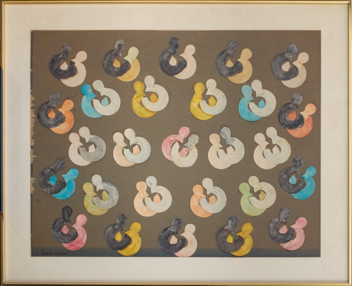 PAULA MEIZNER "LA VALSE" WATERCOLOR