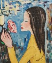 PAULE GAIGNON PAINTING OF A GI