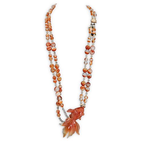 PAULETTE 14K GOLD AND AGATE