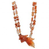 PAULETTE 14K GOLD AND AGATE CA