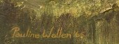 PAULINE WALLEN, OIL ON CANVAS,