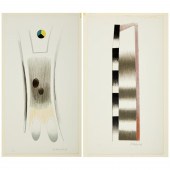 PAVEL MANSUROV, (2) LITHOGRAPH