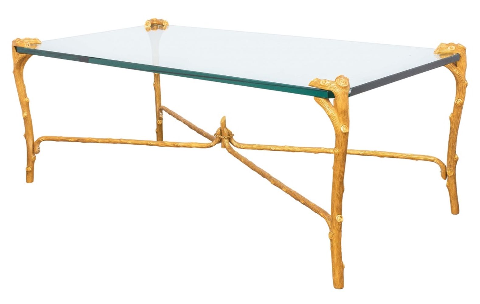 P.E. GUERIN BRASS FAUX BOIS