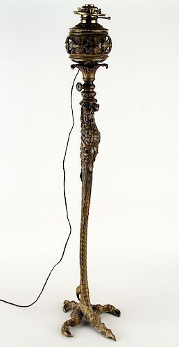P.E. GUERIN BRONZE OSTRICH LEG FORM