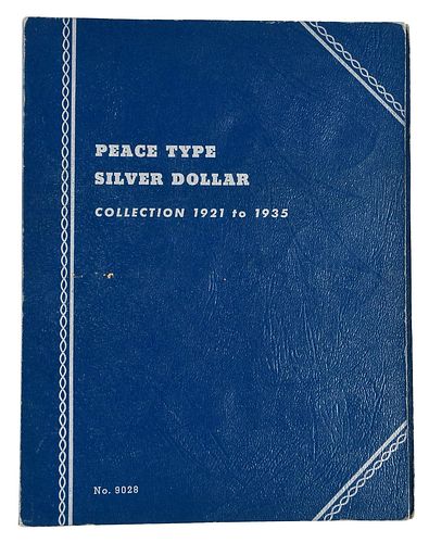 PEACE DOLLAR SET1921 through