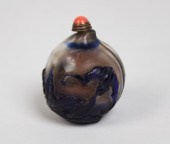 PEACH SHAPED CLEAR PEKING GLAS
