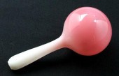 Peachblow sock darner, glossy