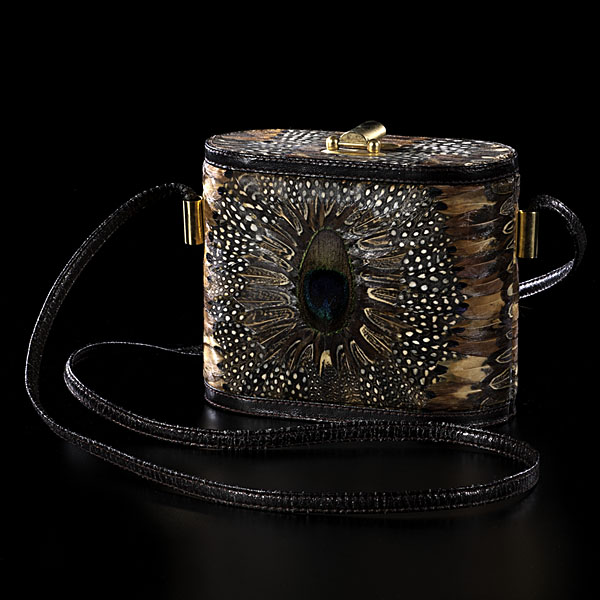 Peacock Feather Comeco Purse A
