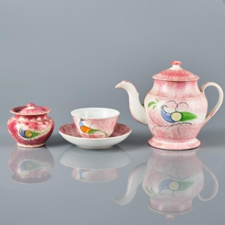 PEAFOWL SPATTERWARE TABLEWAREA