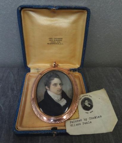 PEALE W. Charles (?) Miniature