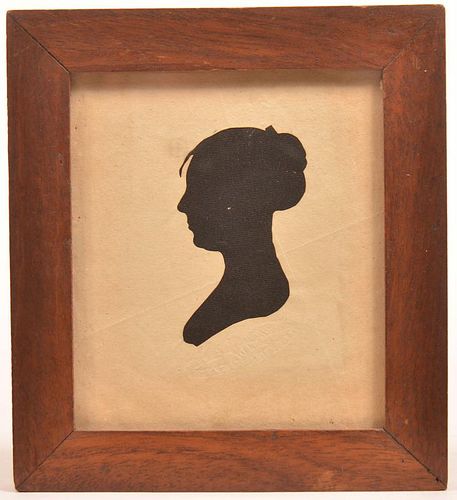 PEALE'S MUSEUM SILHOUETTE OF A