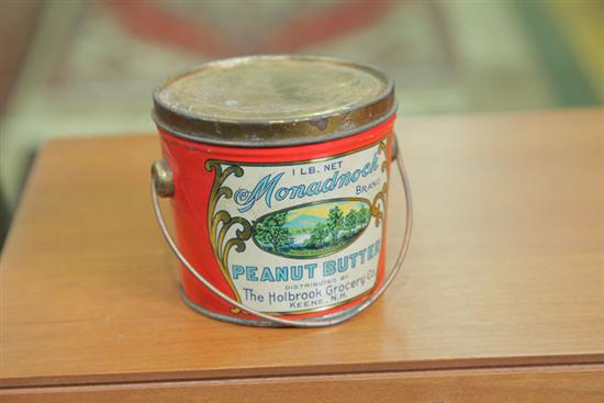 PEANUT BUTTER TIN. ''Monadnock
