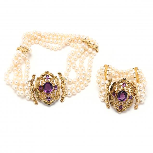 PEARL AND AMETHYST SUITE To include