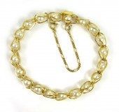 PEARL AND FOURTEEN KARAT GOLD