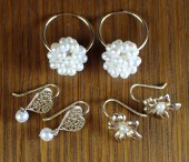 PEARL AND FOURTEEN KARAT GOLD