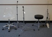 PEARL CHROME BASE DRUMMER STOO