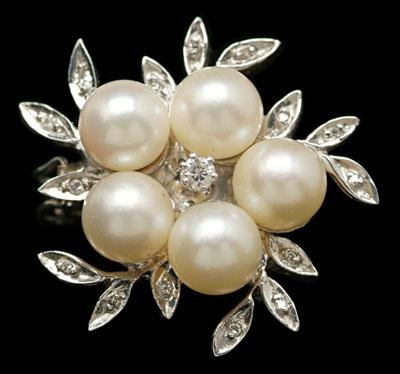 Pearl, diamond