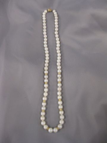 Pearl Necklace 68 pearls 6.5 m.m.