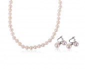 PEARL NECKLACE WITH 14K YELLOW