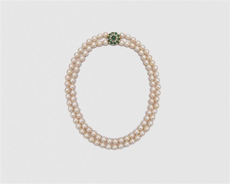 PEARL NECKLACE WITH 18K YELLOW