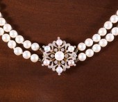 PEARL NECKLACE WITH SHREVE & C