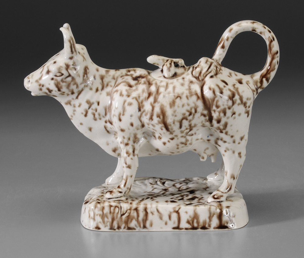 Pearlware Cow Creamer British,