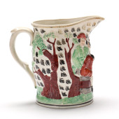 PEARLWARE JUG, ATTRIBUTED TO R