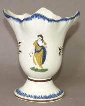 PEARLWARE PRATTWARE VASEca. 18