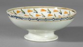 Pearlware rum tazza, interior