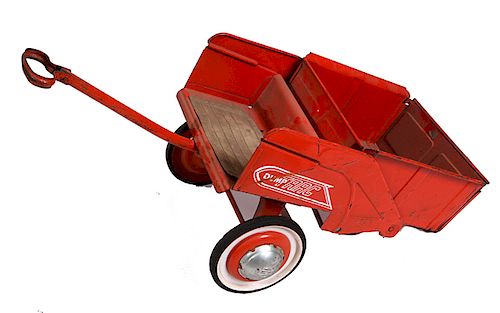 PEDAL CAR DUMP TRAILER MADE BY