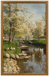 Peder Monsted painting (Peder