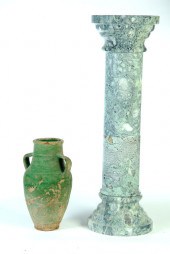 PEDESTAL AND URN.  European  2