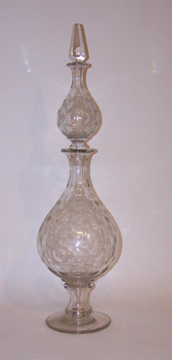 Pedestal base double colorless