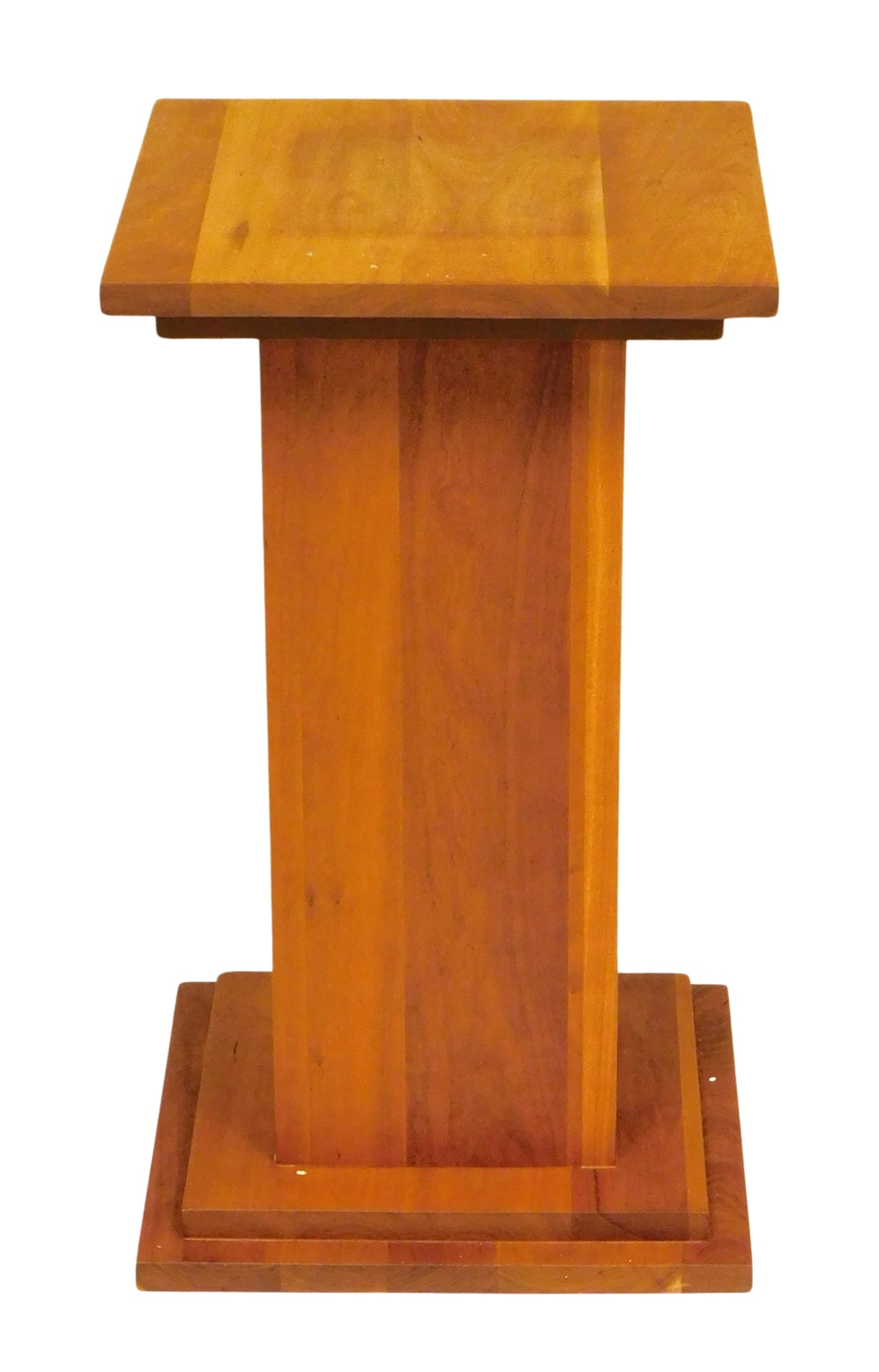 PEDESTAL, MODERN, SIGNED “1-23-02