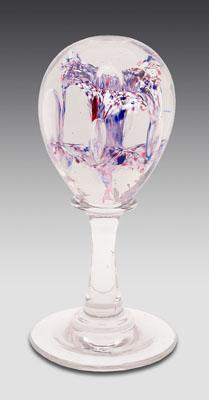 Pedestal paperweight, two-tier
