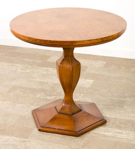 PEDESTAL SIDE TABLE, ROUND TOPRound
