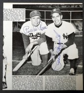 PEE WEE REESE PHIL RIZZUTO SIG