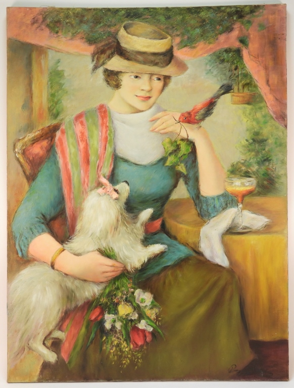PEGGY DODDS PORTRAIT PAINTING OF