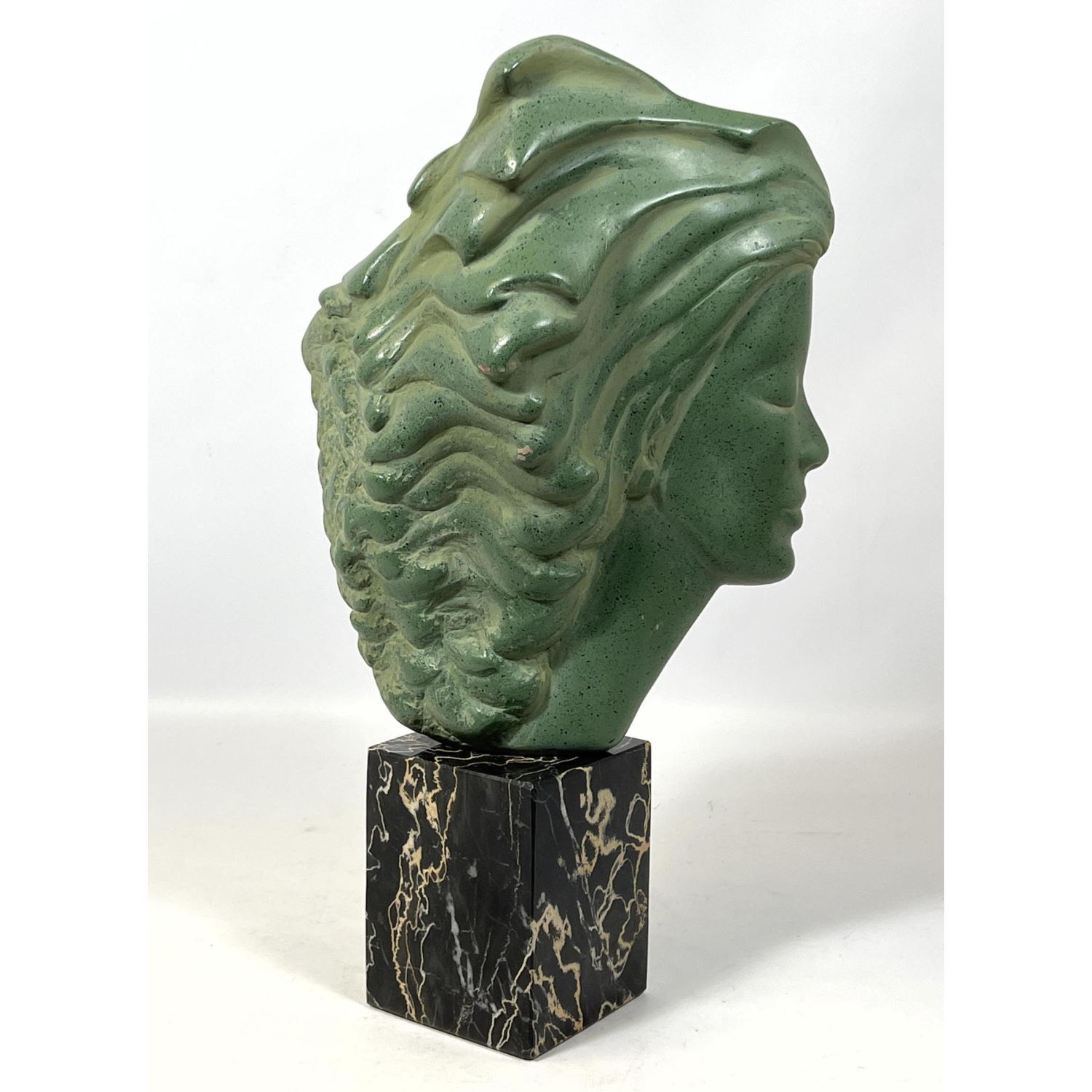 Peggy Mach Female Bust Sculpture, a
