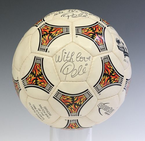 PELE SIGNED 1996 OLYMPIC GAMES