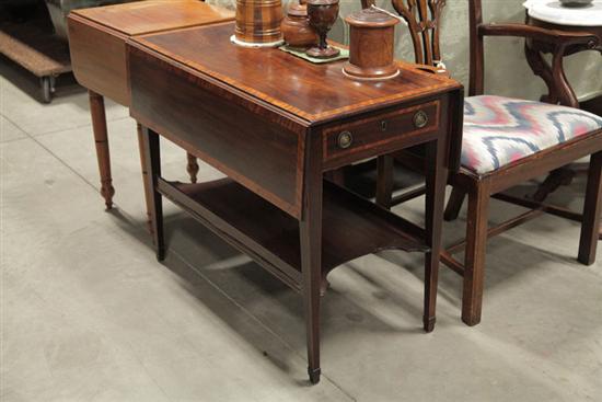 PEMBROKE DROP LEAF TABLE.