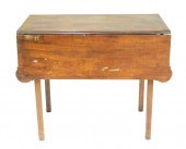 PEMBROKE STYLE TABLE, MAHOGANY